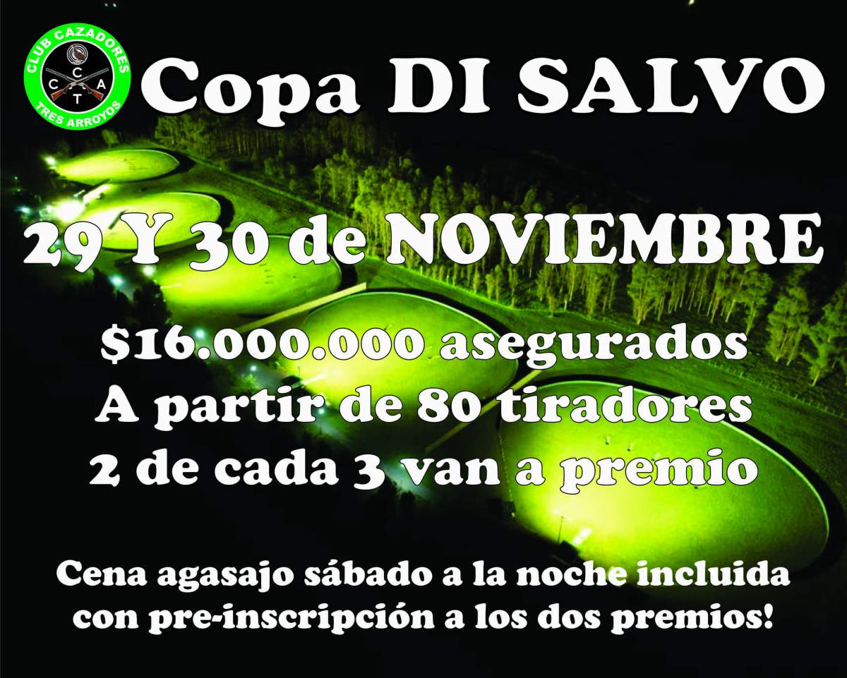 Importante torneo de tiro se disputará este fin de semana en el Club Cazadores de Tres Arroyos